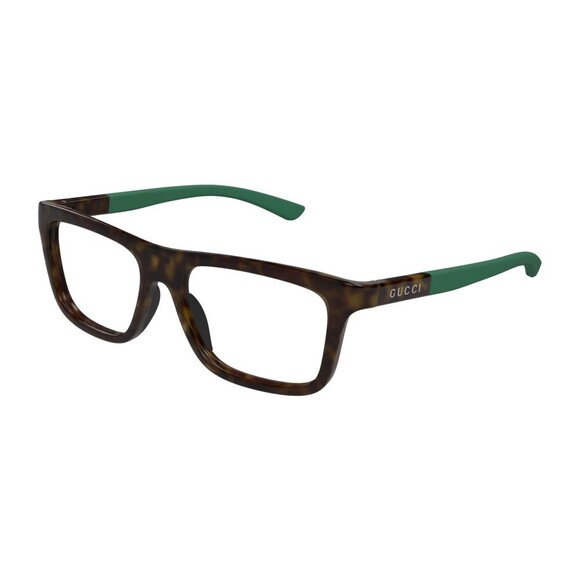 NWT GUCCI GG1737o 004 Havana Green Eyeglasses